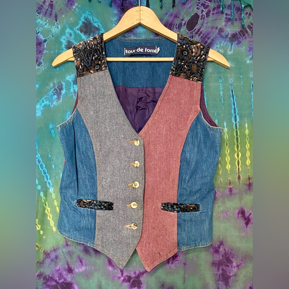 Tour De Force- Vintage Vest- Women’s size 8